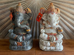 NEW Balinese Cast Ganesha Statue - Stunning Bali Ganesh 45cm - 2 Colours Avail