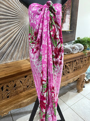 Bali Beach Mumu Sarong - Balinese Sarong Dress - Tie Up Tube Sarong S-XL