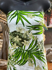 Bali Beach Sarong - Tropical Style Sarong - Bikini Cover Up - Bali Sarong Green