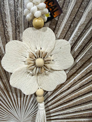 Balinese Flower / Shell Tassel - Bali Homewares - Bead / Flower Home Accessories