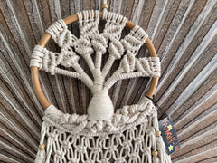 Balinese Handmade Tree of Life Dream Catcher - Macrame Tree of Life Wall Art