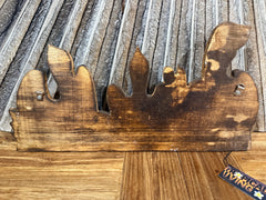 NEW Balinese Timber 3 Peg PELICAN Hanger - Nautical Style 3 Peg Hanger