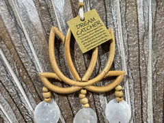 Balinese Hand Crafted Bamboo Lotus w/Capiz Shell Chime or Wall Art - Lotus Chime