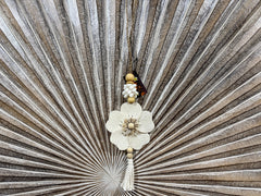 Balinese Flower / Shell Tassel - Bali Homewares - Bead / Flower Home Accessories