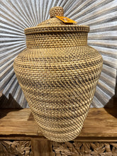 NEW Balinese Hand Woven Rattan Laundry Basket / Basket w/lid