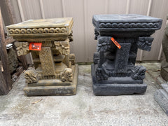 Balinese Hand Crafted Stands / Plinth / Pedestal - Traditional Bali Stand
