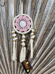 NEW Balinese Handmade Crochet Dream Catcher - Stunning Bali Dream Catcher SMALL