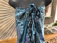 Bali Beach Mumu Sarong - Balinese Sarong Dress - Tie Up Tube Sarong S-XL