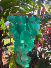 NEW Capiz Shell Mobile or Wind Chime or Pendant Light Shade STUNNING!! 30x90cm