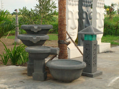 NEW Balinese 4 Bowl Ioni Water Feature - 4 Tier Bali Water Feature - Bali Garden
