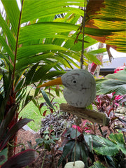 NEW Balinese Hand Crafted Wood Bird Hanger / Mobile - 3 Fat Birds Hanging Decor