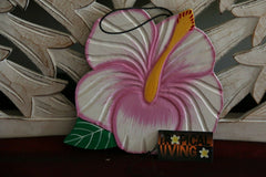 NEW Hand Crafted Balinese MDF Hibiscus Flower - Bali Wall Art