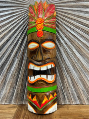 NEW Balinese Hand Crafted Tiki Bar / Polynesian TIKI MASK / TOTEM 50cm