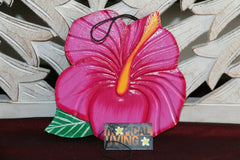 NEW Hand Crafted Balinese MDF Hibiscus Flower - Bali Wall Art