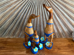NEW Balinese Hand Carved Wooden L Bikini Duck w/thongs - Bali Rice Paddy Duck