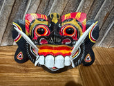 NEW Balinese Hand Crafted Barong Mask - Bali Barong Mask Wall Art - Bali Art