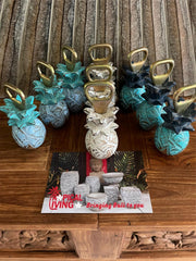 Bali Carved Pineapple Bottle Opener - Tropical Balinese Pineapple Bottle Opener