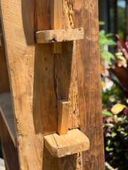 Hand Crafted Recycled OLD TEAK WOOD SHELF UNIT - Bali Antique Style Shelf Unit
