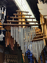 NEW Balinese Bamboo / Aluminium Wind Chime - Bali Bamboo Wind Chime GREAT sound!