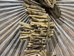 NEW Bali Handmade Driftwood Seahorse Wall Decor 85cm - Bali Driftwood Wall Art