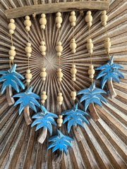 NEW Balinese Timber Palm Tree Mobile - Bali Palm Trees Mobile