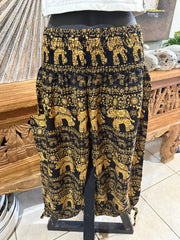 Ladies Bali Beach / Shirred Waist Bali Capri Pants SO COMFY Suit Maternity XXXL