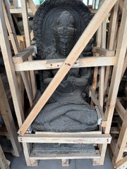 Quality Greenstone Balinese Buddha Statue - Dewi Statue on Stand - Bali Statue