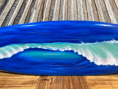 NEW Bali Handmade Air Brushed Surfboard Wall Decor 80cm - Bali Surfboard Art