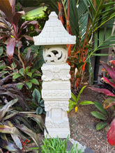 NEW Balinese Concrete Lantern on Stand - Bali Lantern - Balinese Garden Lantern