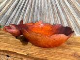 NEW Balinese Hand Carved Suar Wood Dolphin Bowl - Bali Carved Dolphin Bowl 40cm