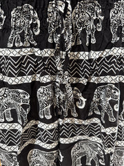 Ladies Bali Beach / Shirred Waist Bali Capri Pants - SO COMFY XL Bali Pants