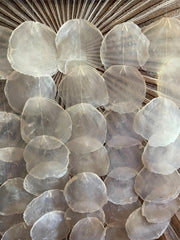 NEW Balinese Capiz Shell Windchime / Mobile - 5 Strand Bar Bali Chimes