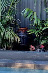 Balinese Hand Crafted Traditional Glazed Pot - Bali Feature Pot 60cm