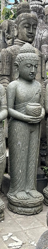 NEW Balinese Master Carved Greenstone Buddha Statue - 1.5m Bali Buddha Statue