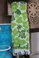 Bali Beach Sarong - Tropical Style Sarong - Bikini Cover Up - Bali Sarong Green