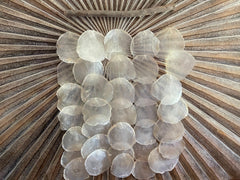 NEW Balinese Capiz Shell Windchime / Mobile - 5 Strand Bar Bali Chimes