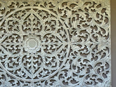 New Balinese Carved Mandala Panel - Bali Wall Art - Mandala Wall Art 180x100cm