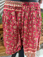 Ladies Bali Beach / Shirred Waist Bali Shorts SO COMFY XXL - Ladies Bali Shorts