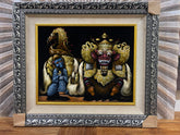 Quality Framed Balinese Barong Painting - Traditional Bali Painting