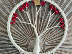 Balinese Handmade Tree of Life Dream Catcher - Macrame Tree of Life Wall Art