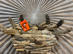 NEW Bali Handmade Driftwood Crab Wall Decor 60cm - Bali Driftwood Wall Art