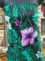 Bali Beach Sarong - Tropical Style Sarong - Bikini Cover Up - Bali Sarong Green