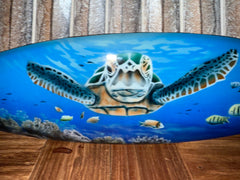 NEW Bali Handmade Air Brushed Surfboard Wall Decor 50cm - Bali Surfboard Sign