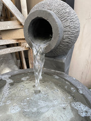 NEW Balinese Marble Chip Water Feature - Bali Water Feature - Bali Water Garden