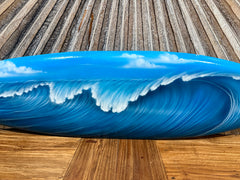 NEW Bali Handmade Air Brushed Surfboard Wall Decor 80cm - Bali Surfboard Art