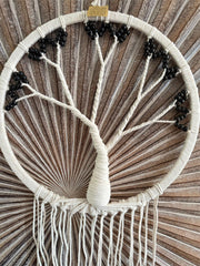 Balinese Handmade Tree of Life Dream Catcher - Macrame Tree of Life Wall Art