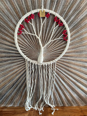 Balinese Handmade Tree of Life Dream Catcher - Macrame Tree of Life Wall Art