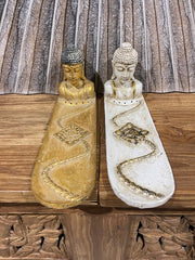 NEW Balinese Resin Buddha Head Incense Holder - Bali Buddha Incense Stick Holder