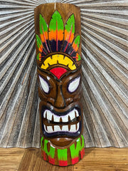 NEW Balinese Hand Crafted Tiki Bar / Polynesian TIKI MASK / TOTEM 50cm