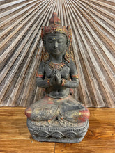 Balinese Cast Concrete Dewi Statue - Bali Dewi Statue - Bali Hindu Goddess